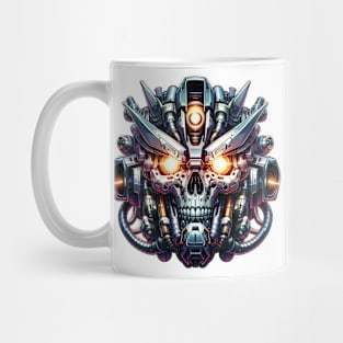 Biomech Skull S01 D74 Mug